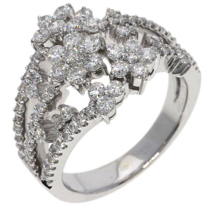 1ct Diamond Ring K18 White Gold 7.2g　Ladies