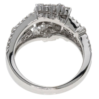 1ct Diamond Ring K18 White Gold 7.2g　Ladies