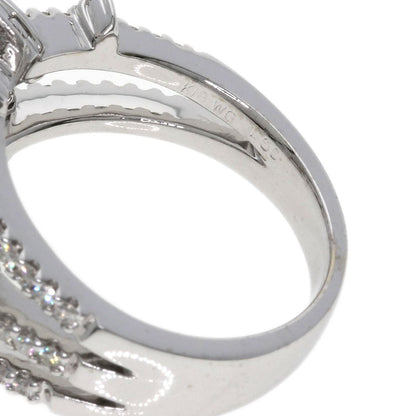 1ct Diamond Ring K18 White Gold 7.2g　Ladies