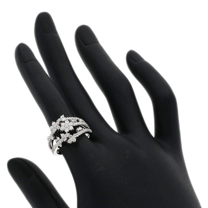 1ct Diamond Ring K18 White Gold 7.2g　Ladies