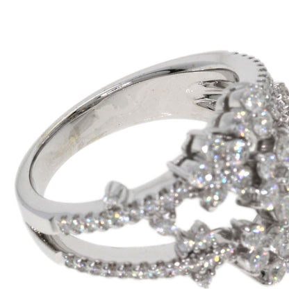 1ct Diamond Ring K18 White Gold 7.2g　Ladies