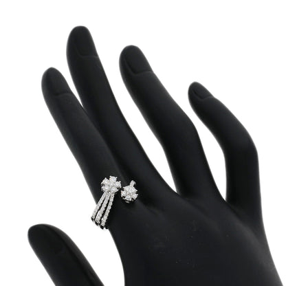 0.76ct Diamond Ring K18 White Gold  3.8g　Ladies