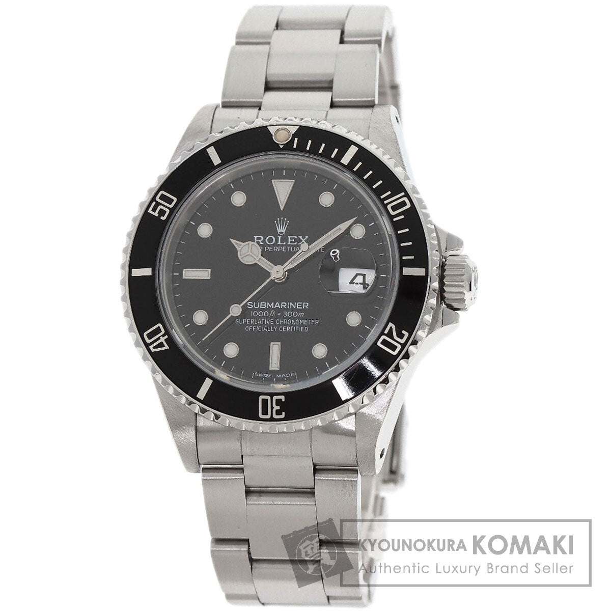 ROLEX Submariner Triple Zero with border Watches 16800 Stainless Steel/Stainless Steel mens