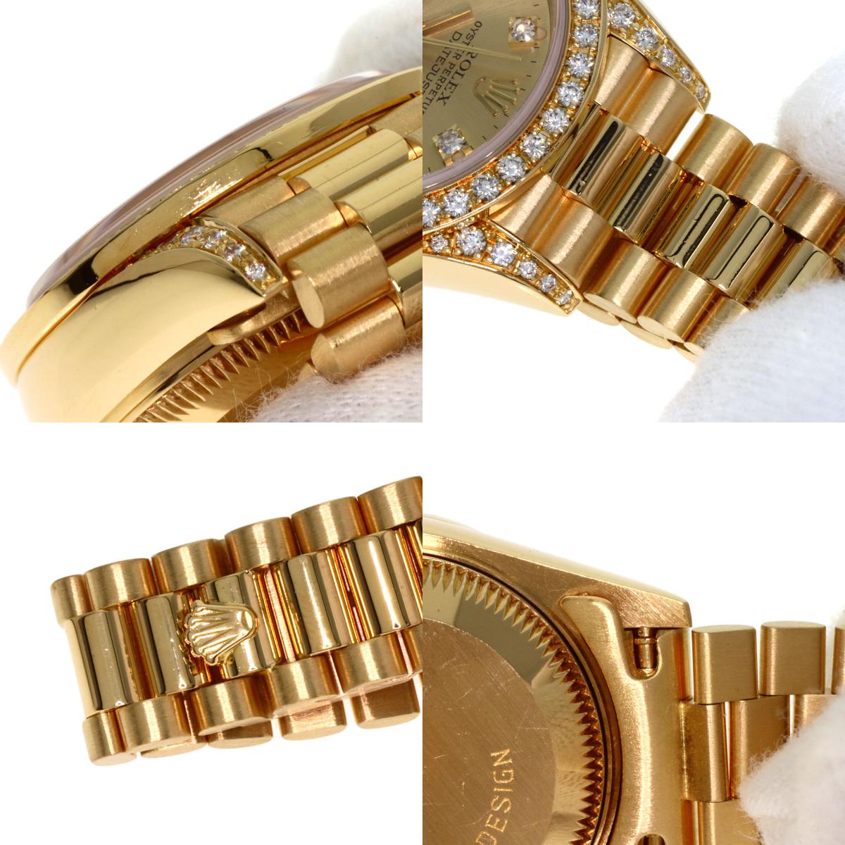 ROLEX Datejust 10P Bezel Diamond Watches 69158G K18 Yellow Gold/18K Yellow Gold Ladies