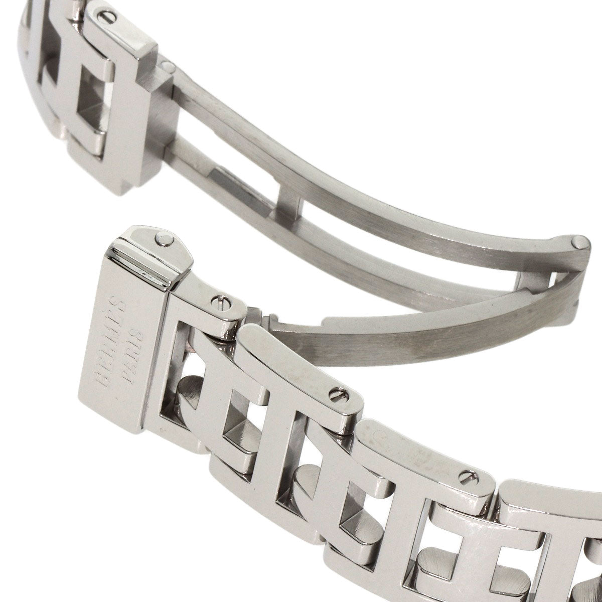 HERMES Clipper Chronograph Watches CL1.310 Stainless Steel/Stainless Steel Ladies