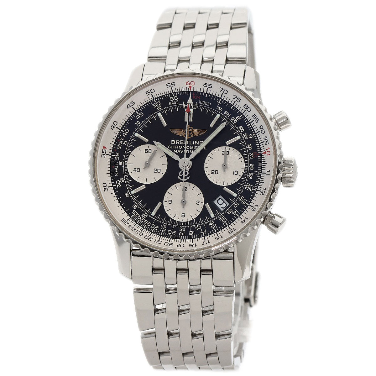 BREITLING Navitimer Chronograph Watches A23322 Stainless Steel/Stainless Steel mens