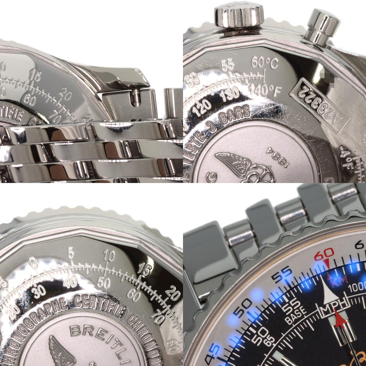 BREITLING Navitimer Chronograph Watches A23322 Stainless Steel/Stainless Steel mens