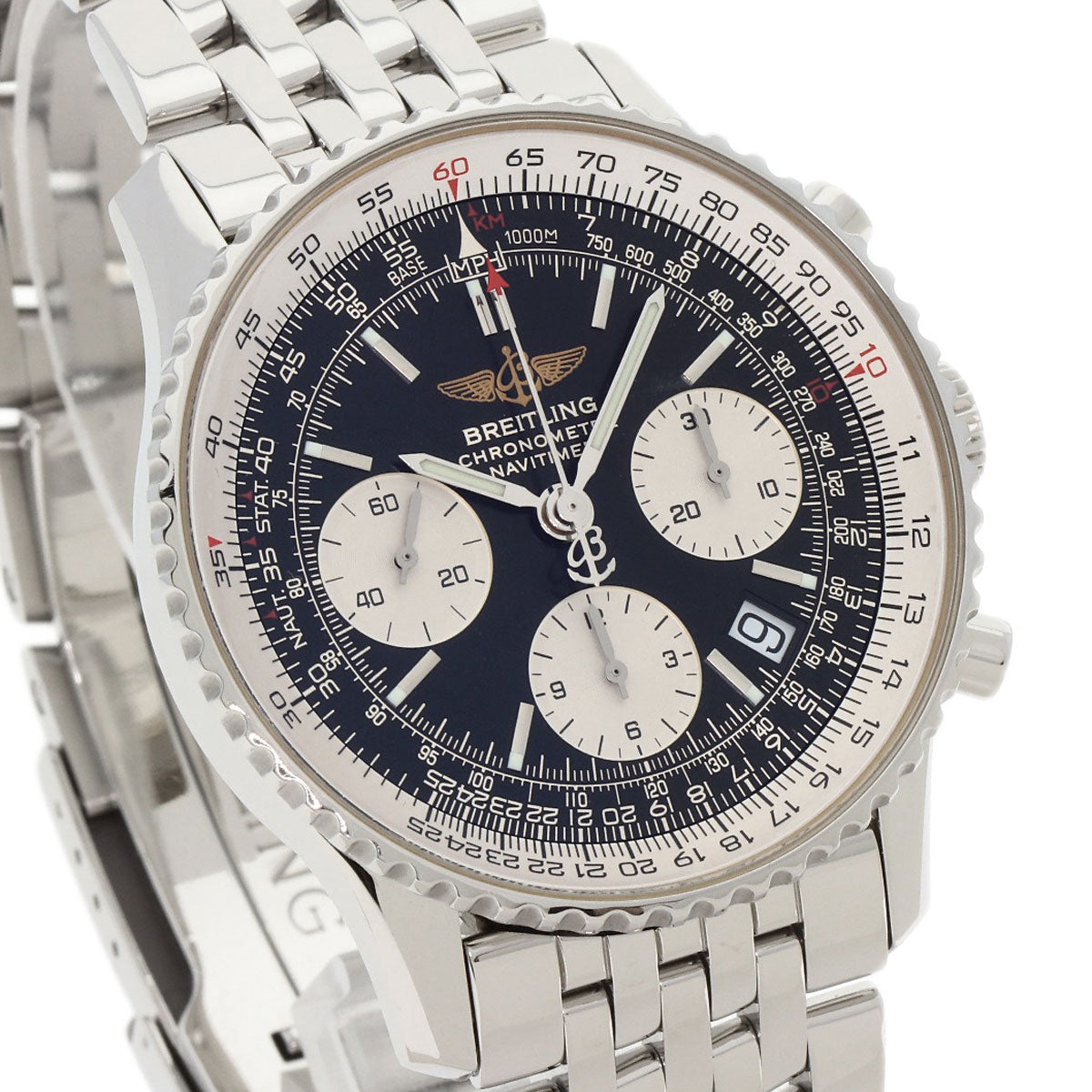 BREITLING Navitimer Chronograph Watches A23322 Stainless Steel/Stainless Steel mens