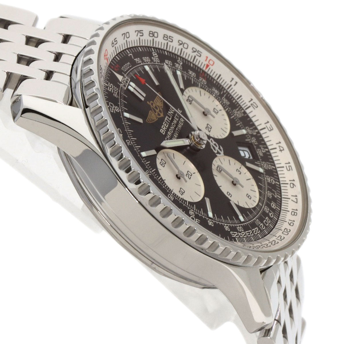 BREITLING Navitimer Chronograph Watches A23322 Stainless Steel/Stainless Steel mens