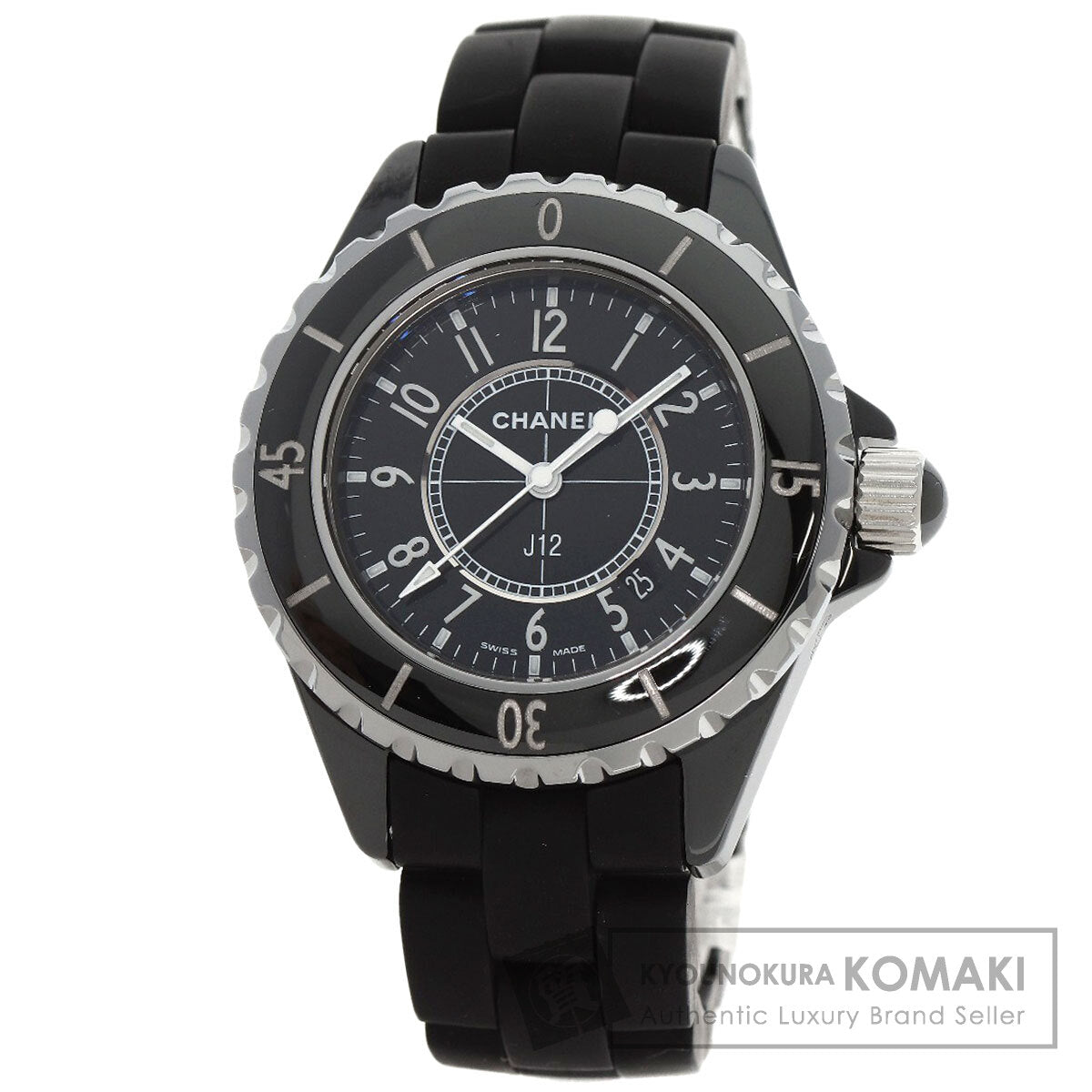 CHANEL J12 1.3" Watches H0681 Ceramic/Rubber Ladies