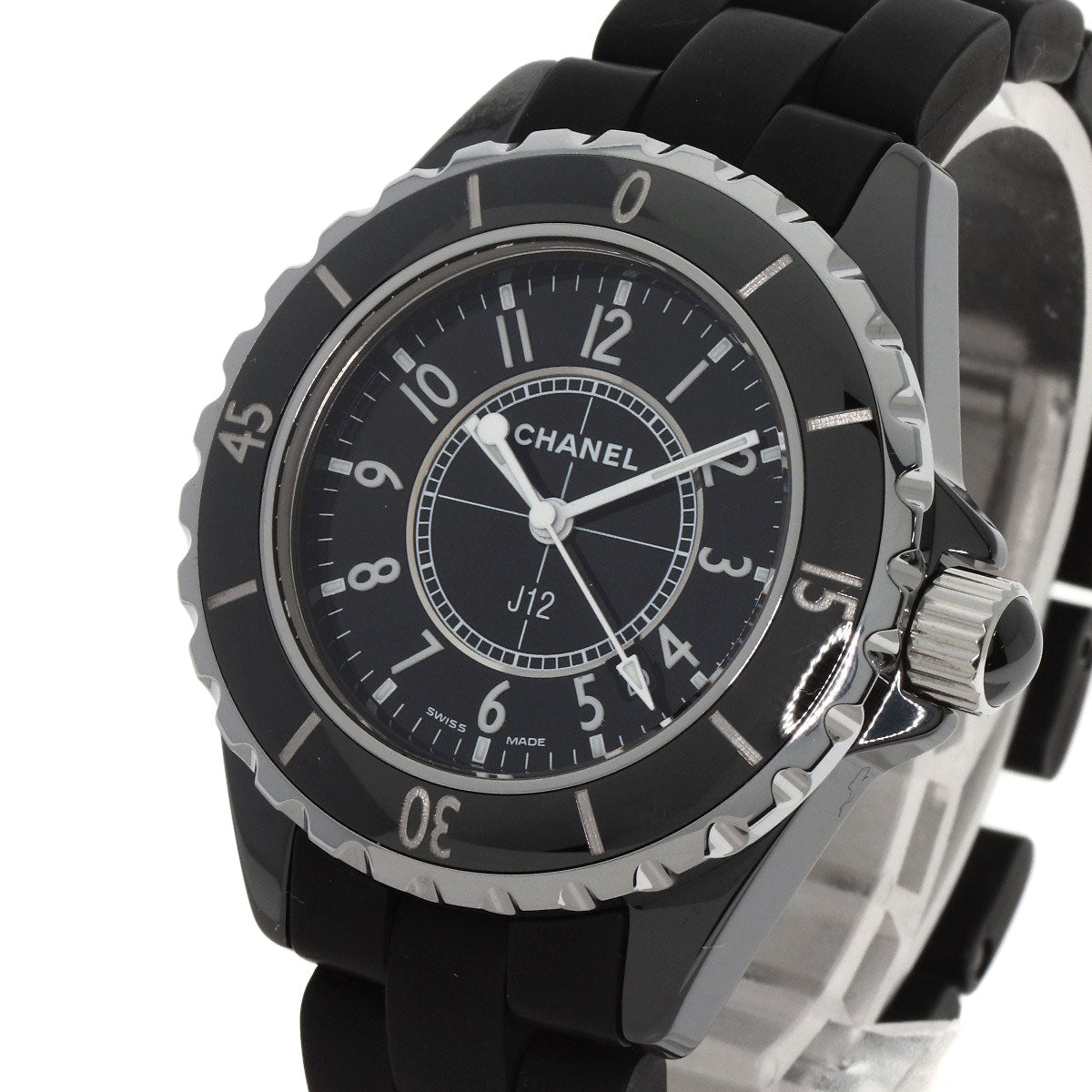 CHANEL J12 1.3" Watches H0681 Ceramic/Rubber Ladies