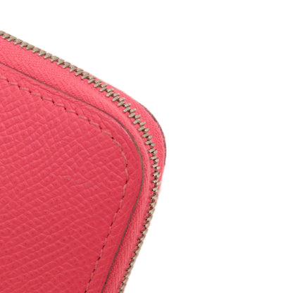 エルメス アザップシルクイン ロング ローズアザレ シルバー金具 長財布（小銭入れあり） エプソン レディース 【中古】【HERMES】