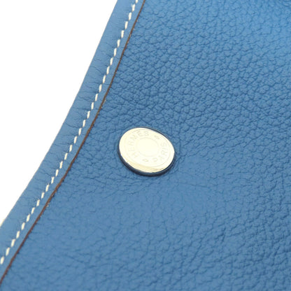 HERMES Garden Party PM Blue Series SilverHardware Tote Bag Negonda Ladies [Used]