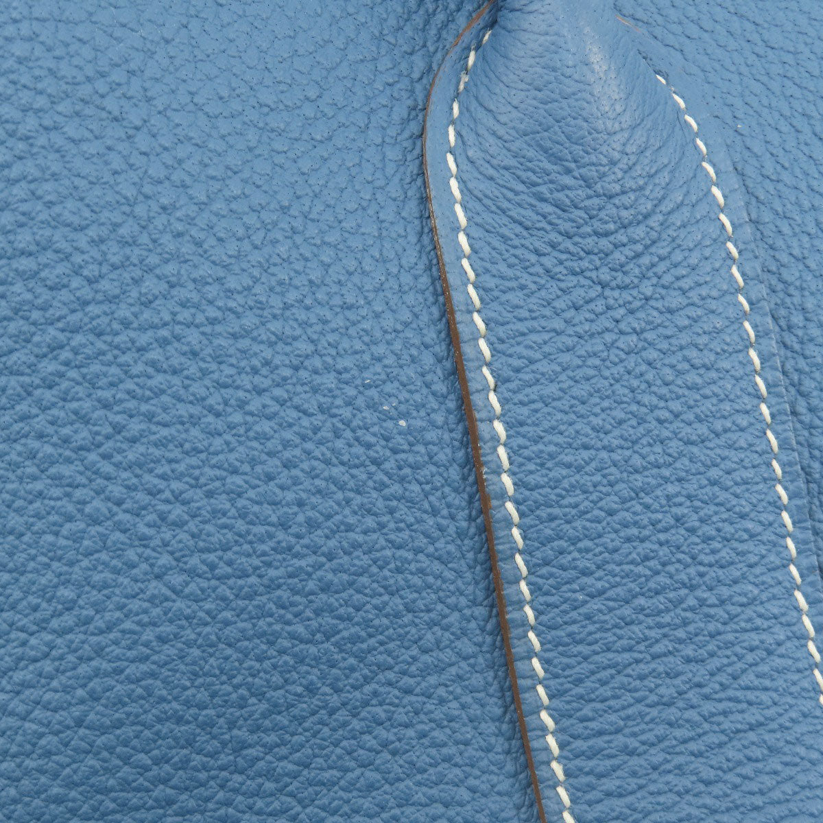 HERMES Garden Party PM Blue Series SilverHardware Tote Bag Negonda Ladies [Used]