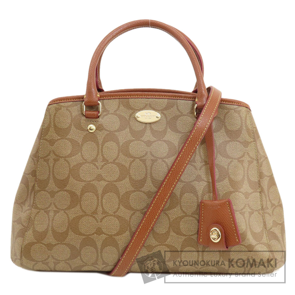 COACH  F34608 Tote Bag Signature 2WAY PVC Ladies