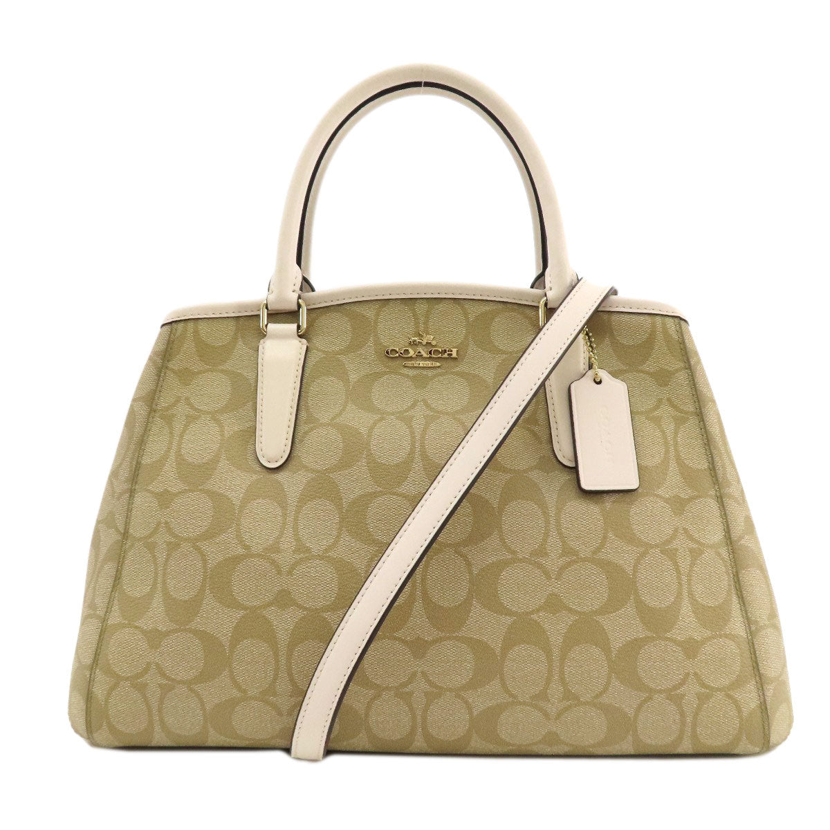 COACH  F58310 Handbag Signature 2WAY PVC Ladies