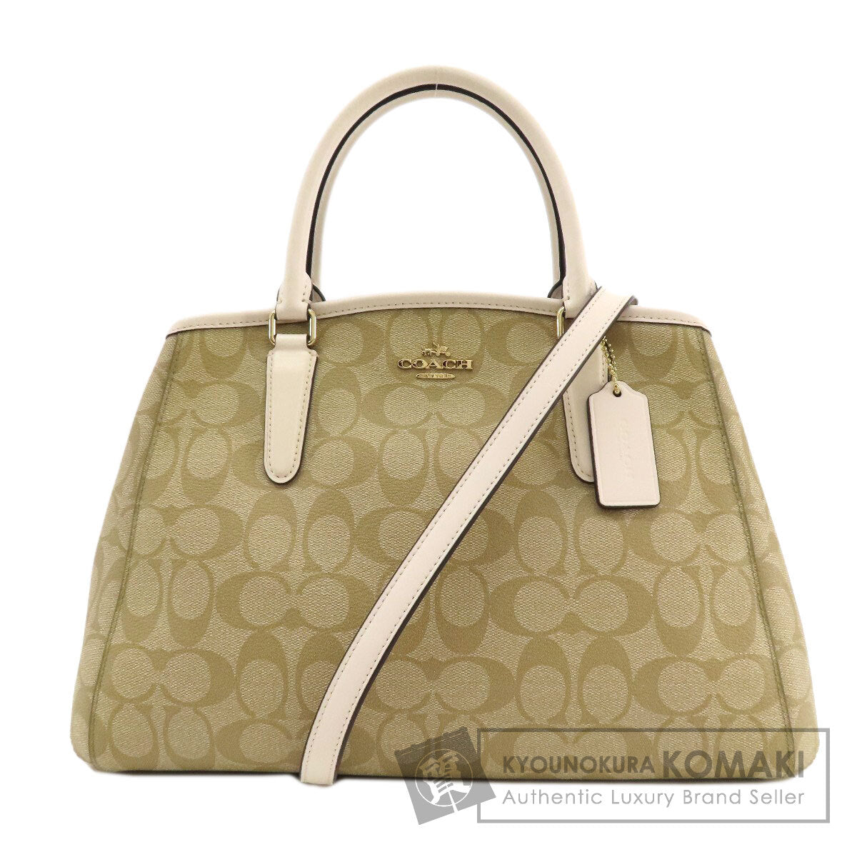 COACH  F58310 Handbag Signature 2WAY PVC Ladies