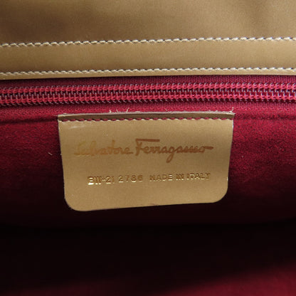 Salvatore Ferragamo   Handbag Logo 2WAY Leather Ladies