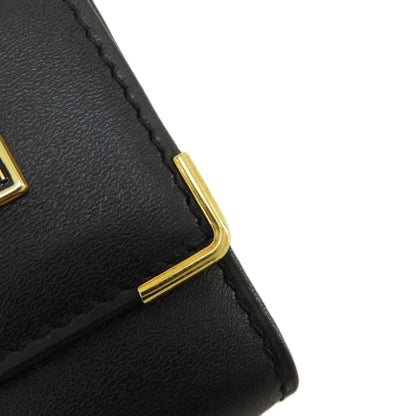 Dunhill logo key holder Leather Ladies [Used]