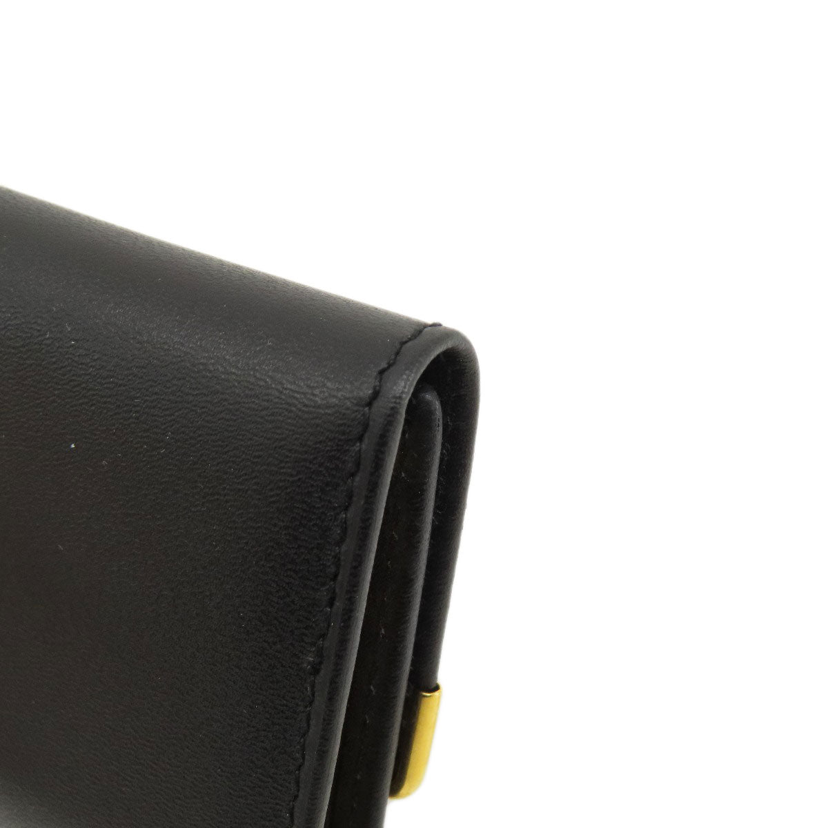 Dunhill logo key holder Leather Ladies [Used]