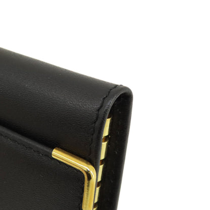 Dunhill logo key holder Leather Ladies [Used]