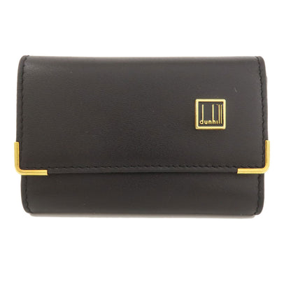 Dunhill logo key holder Leather Ladies [Used]