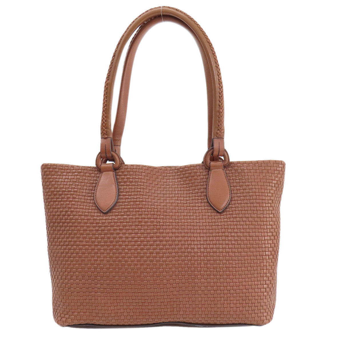 Cole Haan Woven Bag Tote Bag Leather Ladies [Used]