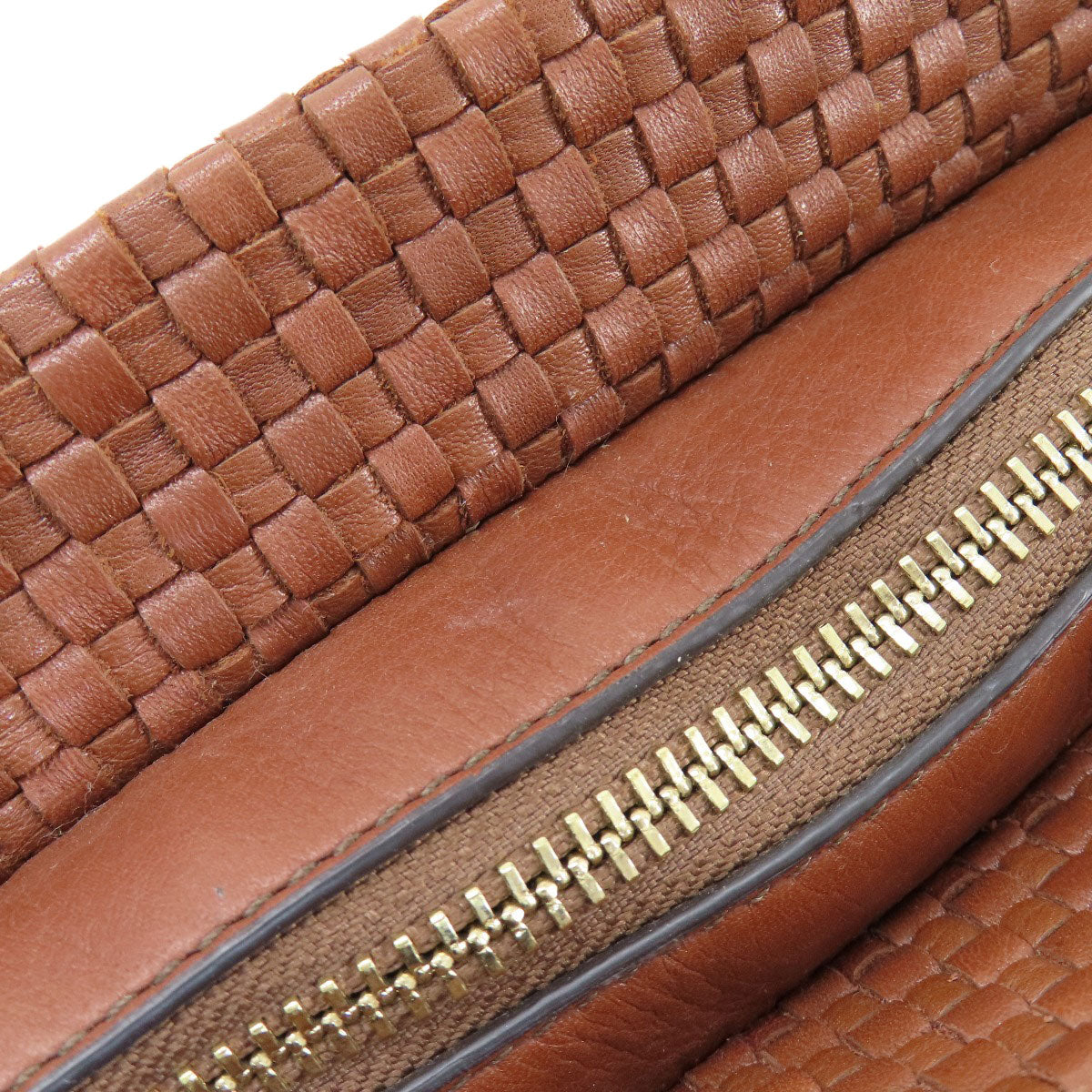 Cole Haan Woven Bag Tote Bag Leather Ladies [Used]