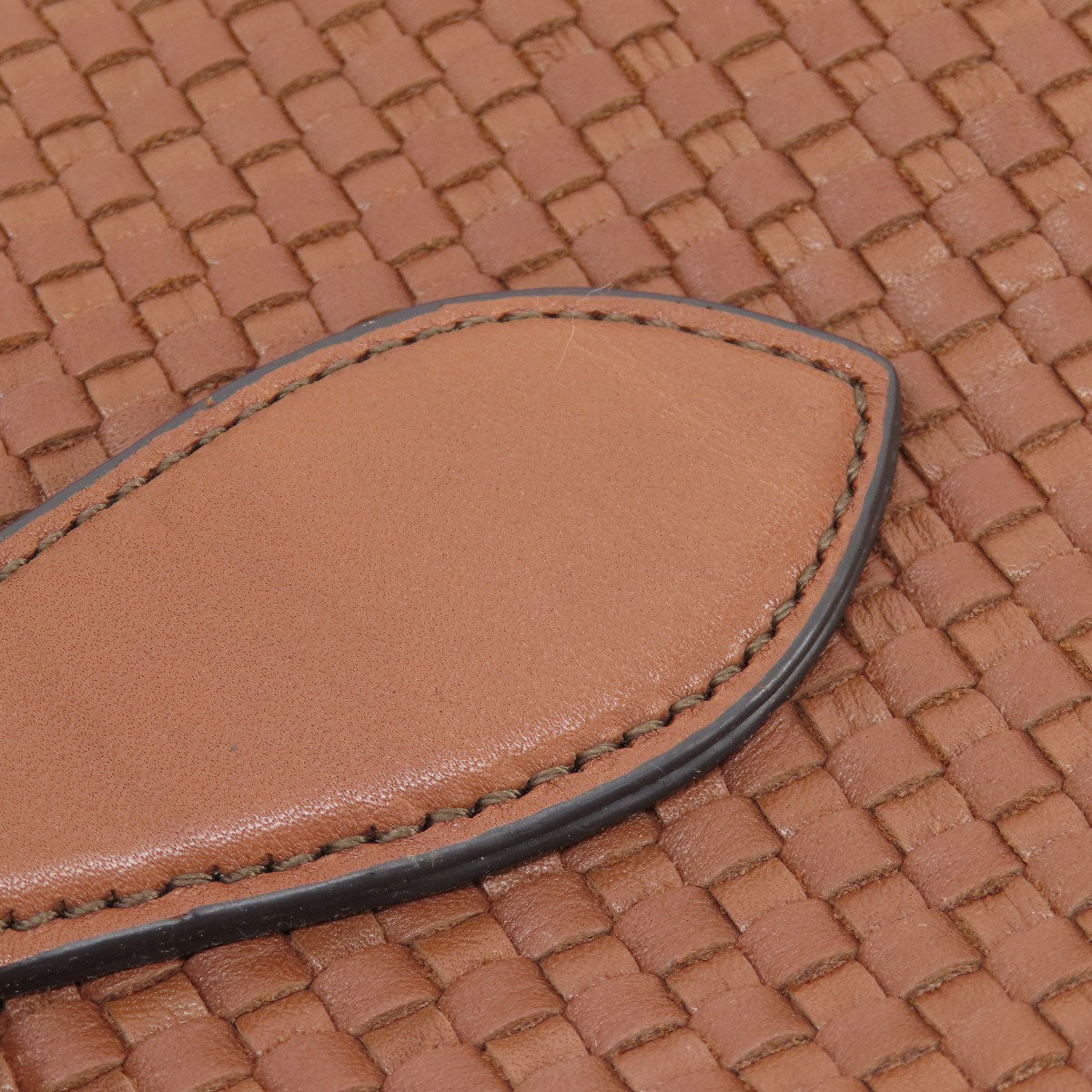 Cole Haan Woven Bag Tote Bag Leather Ladies [Used]