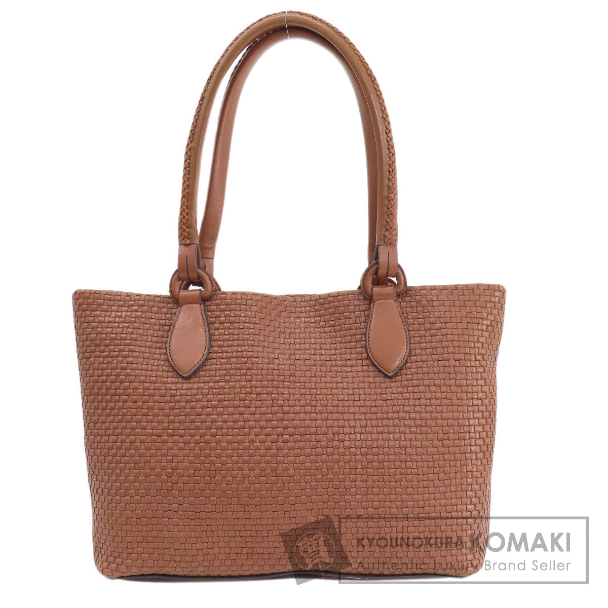 Cole Haan Woven Bag Tote Bag Leather Ladies [Used]