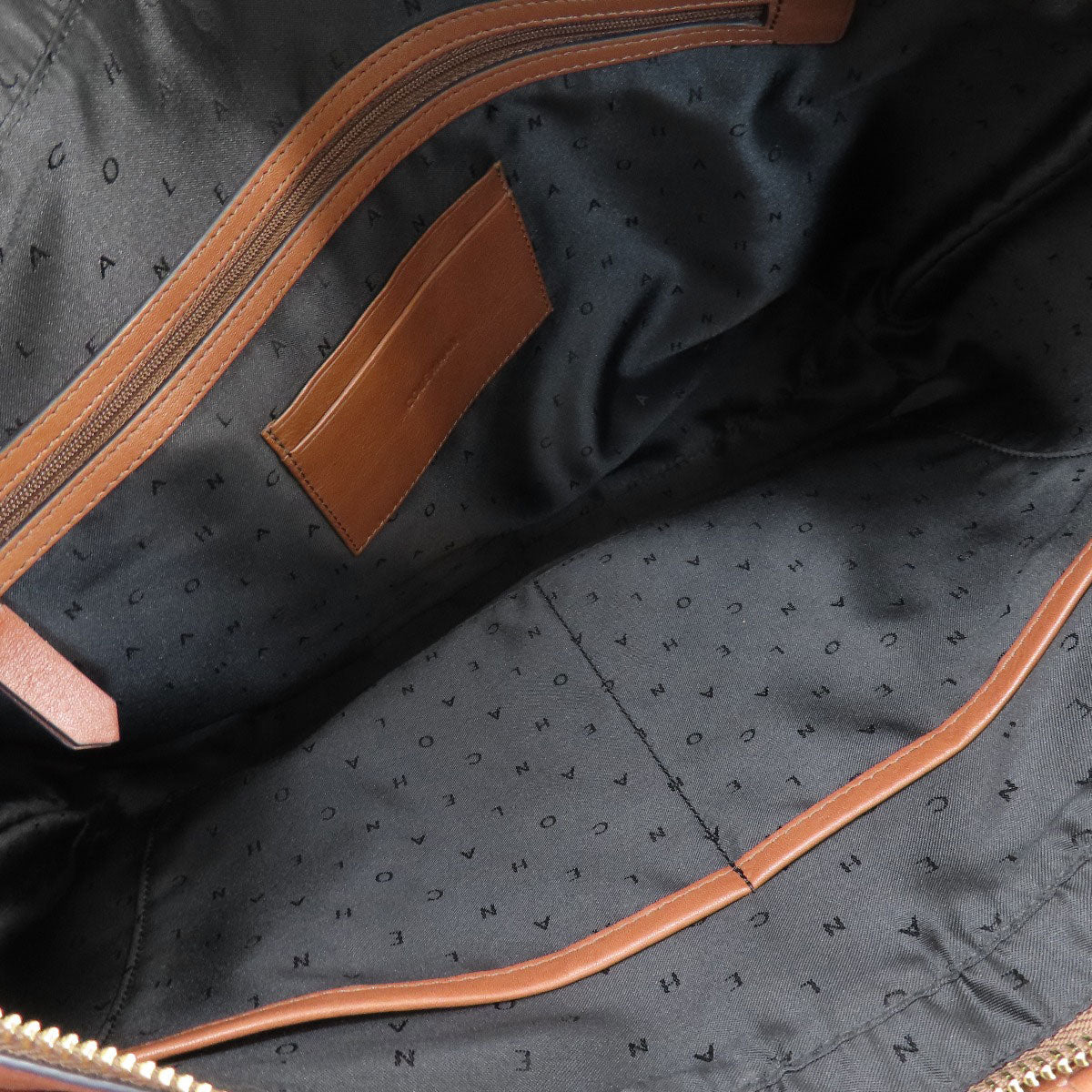 Cole Haan Woven Bag Tote Bag Leather Ladies [Used]