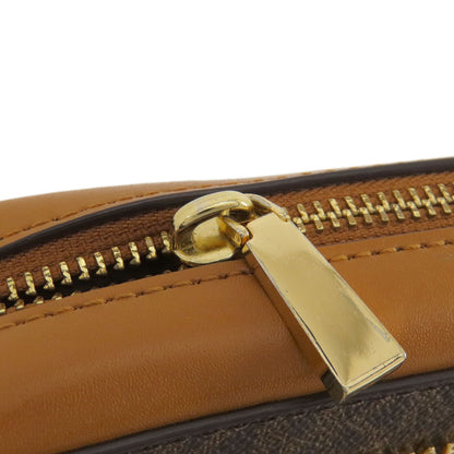 Michael Kors MK Signature ChainShoulder Shoulder Bag Leather Coated CanvasLadies [Used]