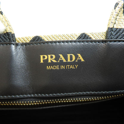 PRADA  1BA354 Handbag Logo Hardware 2WAY Canvas Ladies