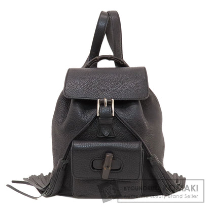 GUCCI  387149 Backpack Â· Daypack Bamboo Leather Ladies