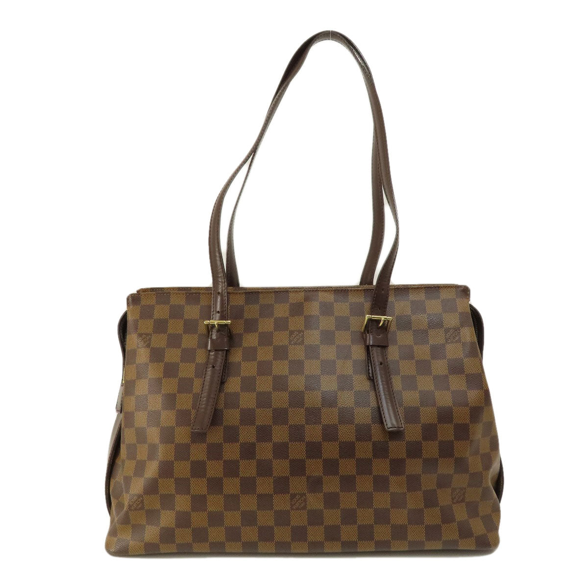 LOUIS VUITTON  N51119 Tote Bag Chelsea Damier Ebene Damier canvas Ladies