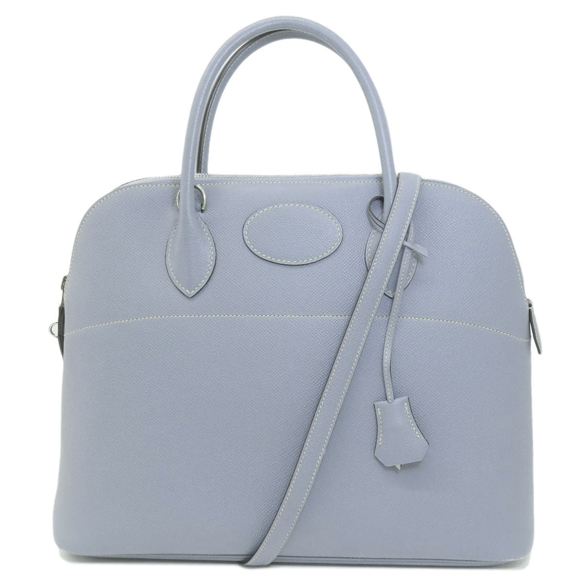 HERMES   Handbag Bolide35 Bluelin SilverHardware 2WAY Epsom Ladies