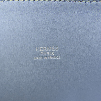 HERMES   Handbag Bolide35 Bluelin SilverHardware 2WAY Epsom Ladies