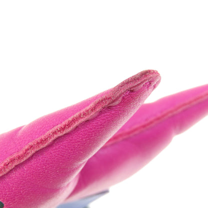 HERMES Rodeo Charm MM Rose Purple Electric Malachite key ring Anyo Miro Ladies [Used]