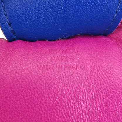 HERMES Rodeo Charm MM Rose Purple Electric Malachite key ring Anyo Miro Ladies [Used]