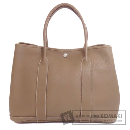 HERMES   Tote Bag Garden Party PM Etoupe SilverHardware Negonda Ladies