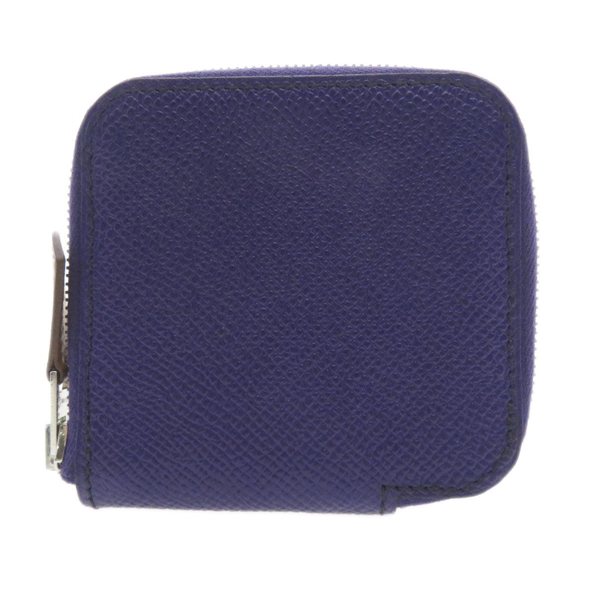HERMES Azap Silkin Mini Compact SilverHardware coin purse Epsom Ladies [Used]