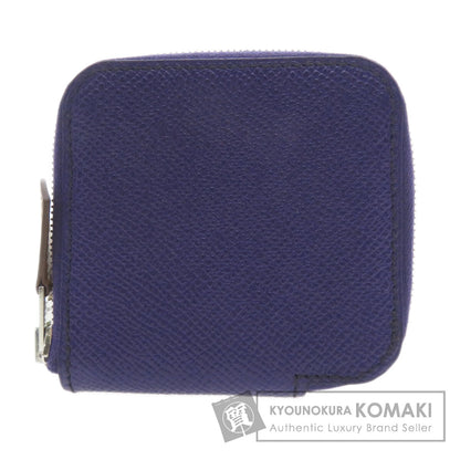 HERMES Azap Silkin Mini Compact SilverHardware coin purse Epsom Ladies [Used]
