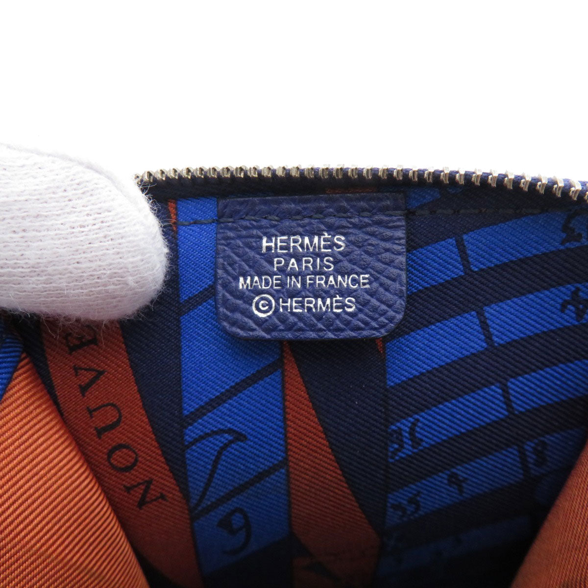 HERMES Azap Silkin Mini Compact SilverHardware coin purse Epsom Ladies [Used]