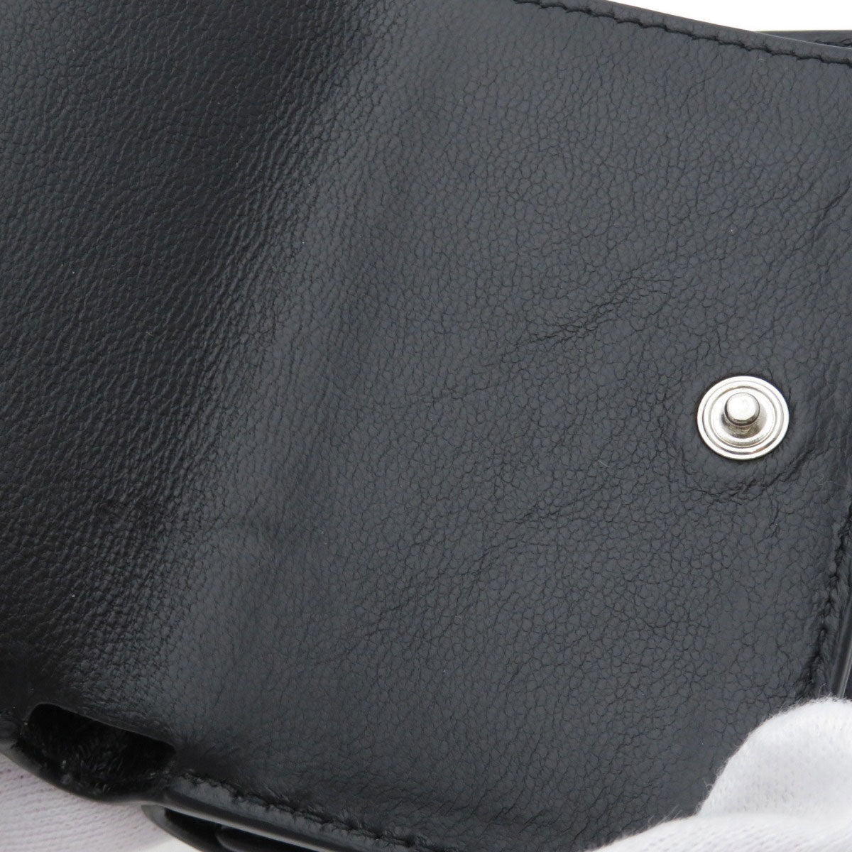 BALENCIAGA 594312 Logo motif mini wallet tri-fold Bifold Wallet with Coin Pocket Calf Ladies [Used]