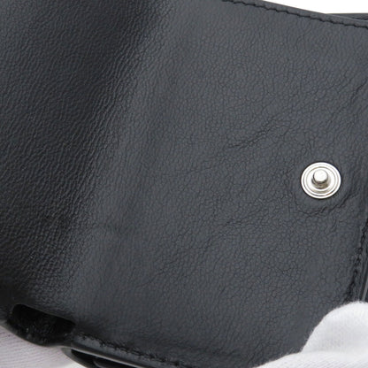 BALENCIAGA 594312 Logo motif mini wallet tri-fold Bifold Wallet with Coin Pocket Calf Ladies [Used]