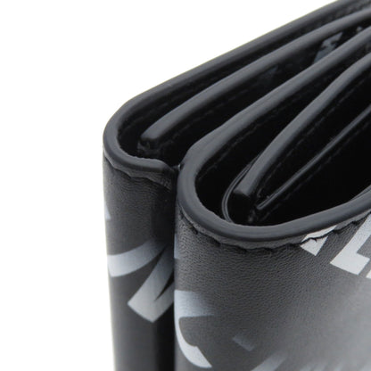 BALENCIAGA 594312 Logo motif mini wallet tri-fold Bifold Wallet with Coin Pocket Calf Ladies [Used]