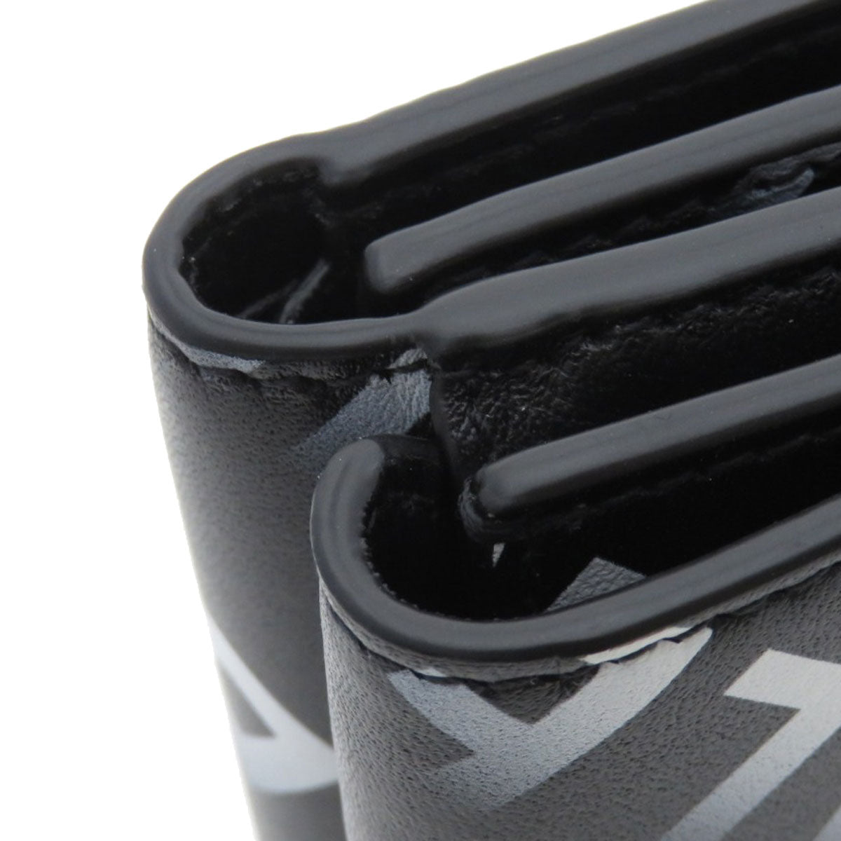 BALENCIAGA 594312 Logo motif mini wallet tri-fold Bifold Wallet with Coin Pocket Calf Ladies [Used]