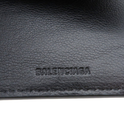 BALENCIAGA 594312 Logo motif mini wallet tri-fold Bifold Wallet with Coin Pocket Calf Ladies [Used]