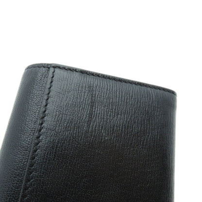 BVLGARI Logo B-zero1 motif tri-fold Bifold Wallet with Coin Pocket Calf Ladies [Used]