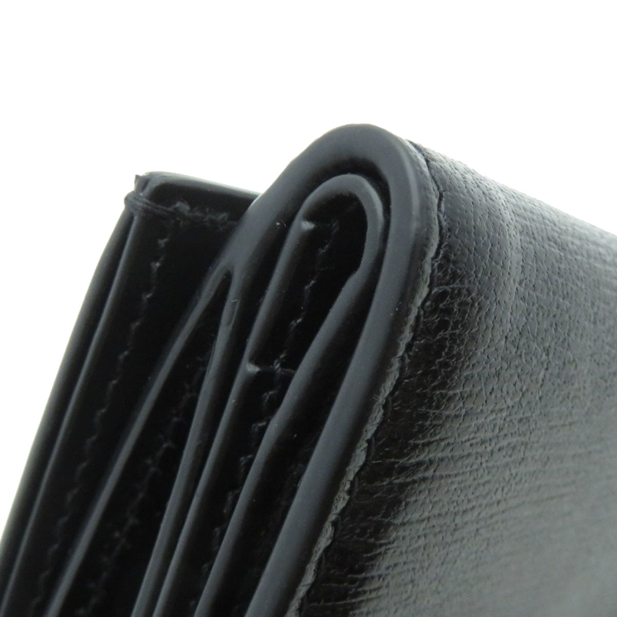 BVLGARI Logo B-zero1 motif tri-fold Bifold Wallet with Coin Pocket Calf Ladies [Used]